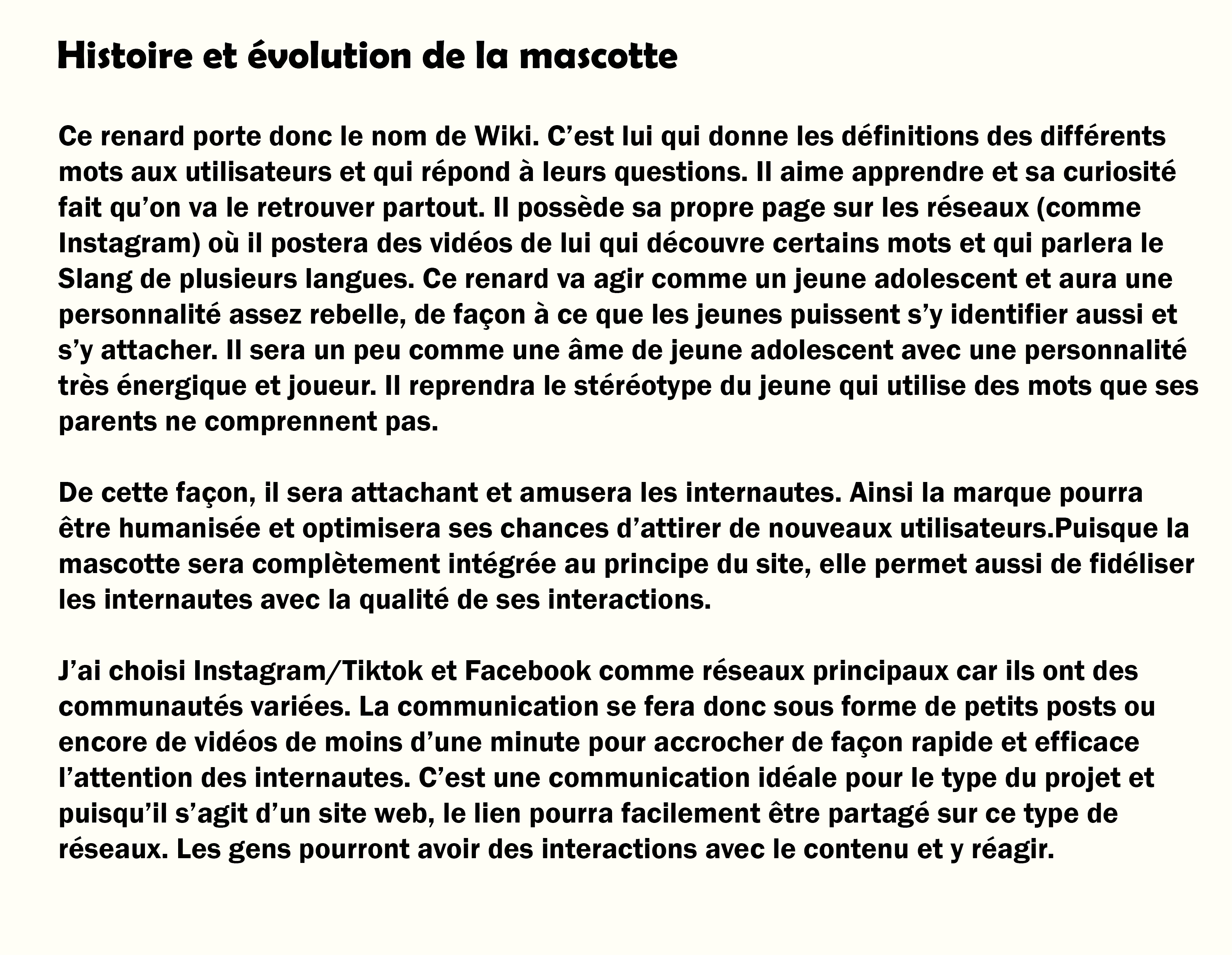 Visuel Mascotte Communication