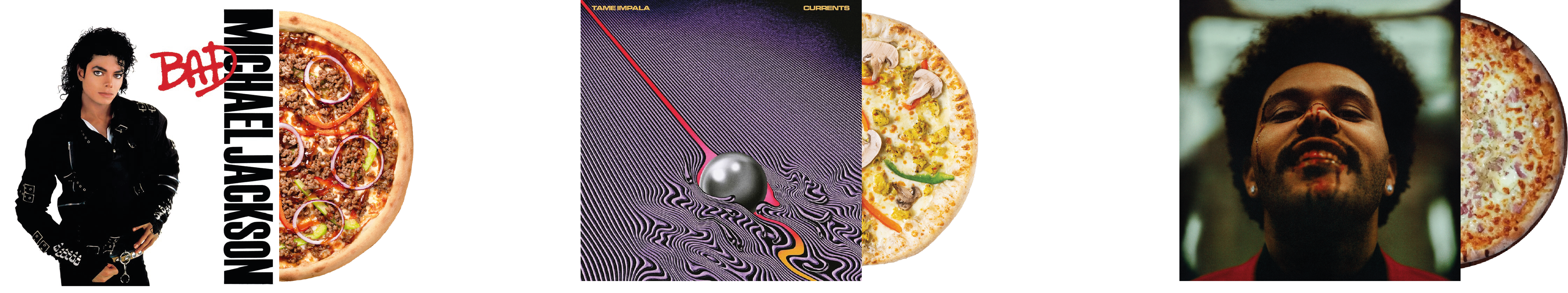 Menu avec toutes les pizzas